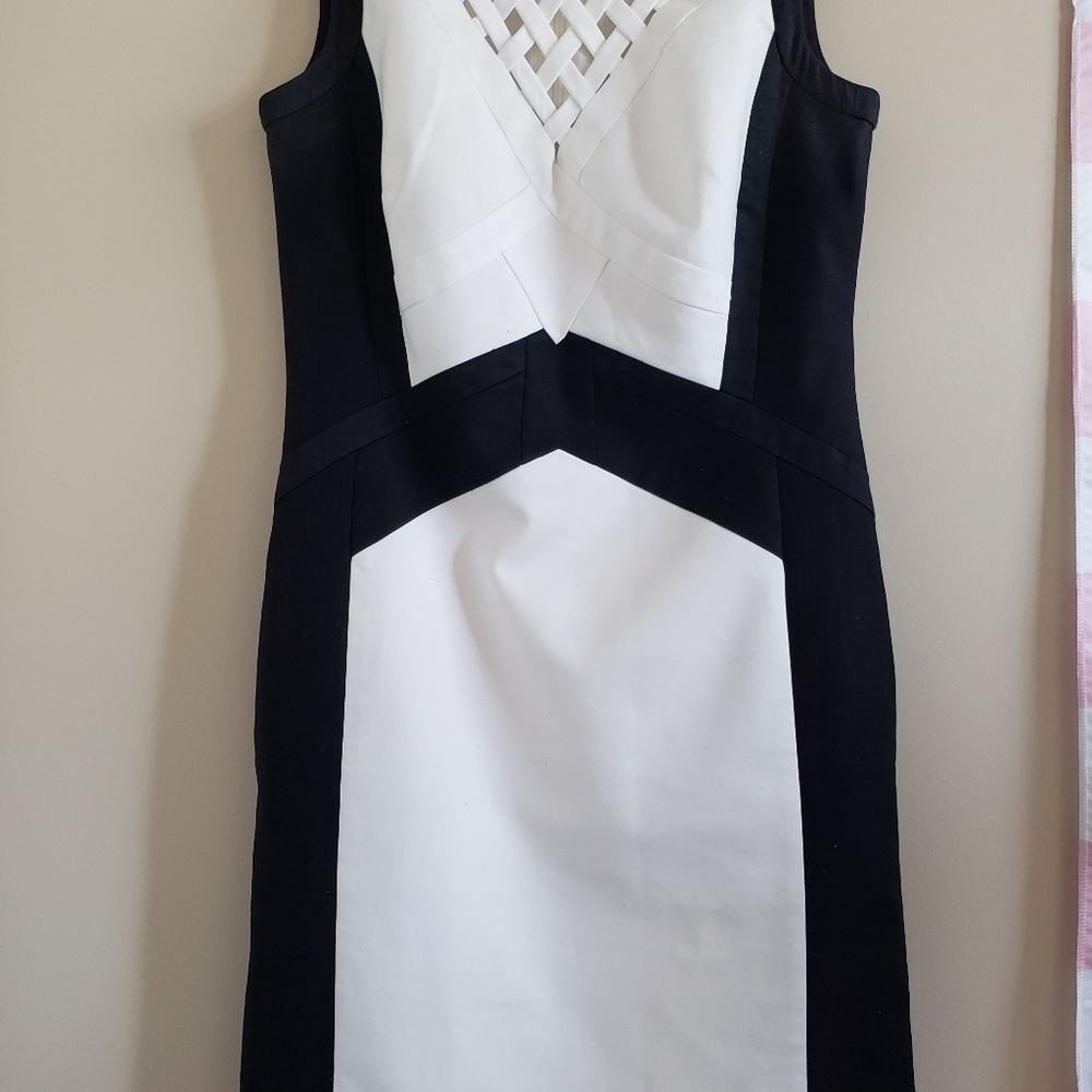 Etcetera White/Black dress